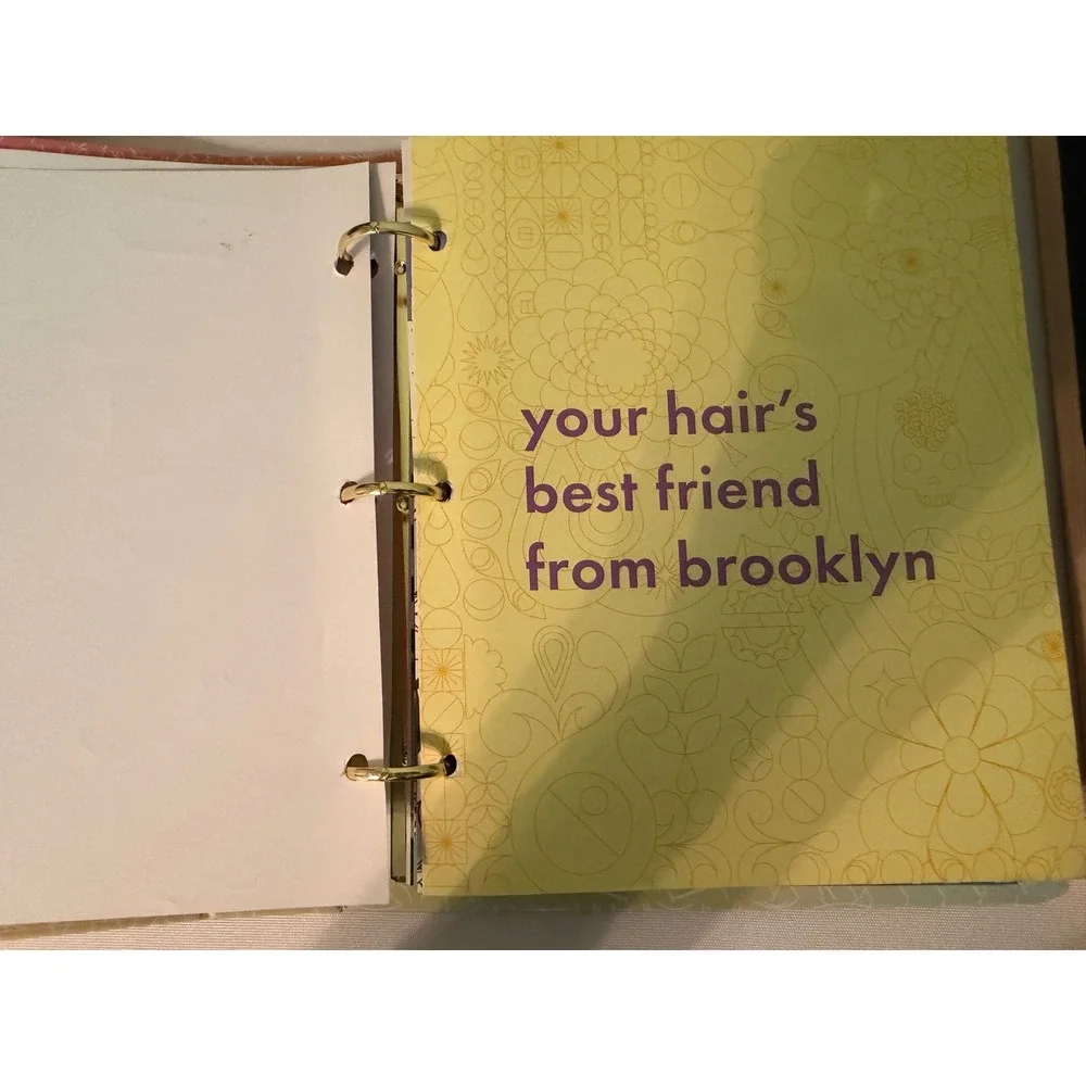Amika Planner 3-Ring Binder Sticker Sheets Graphic hair care